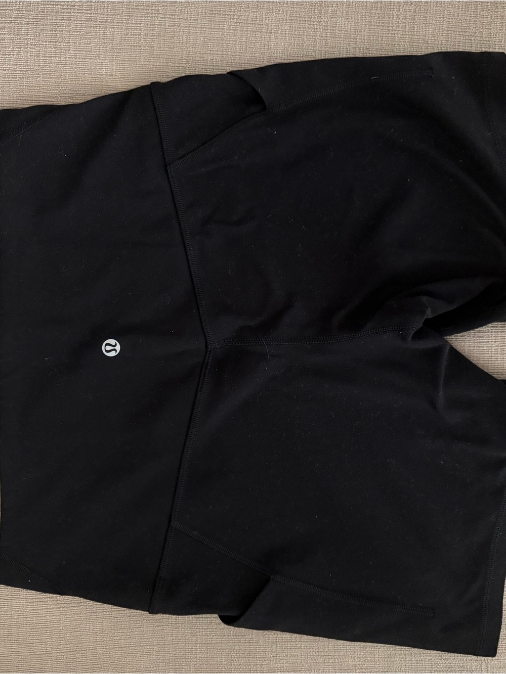 Lululemon Black Align High-Rise 6” Biker Shorts with Pockets size 10 - Picture 4 of 4
